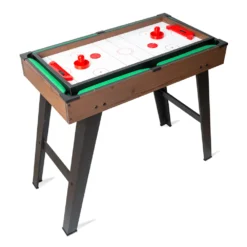 Mesa Multijuego 4 En 1 Woody (Futbolín, Billar, Ping Pong Y Air Hockey) -Deves Sport Tienda 2914 10
