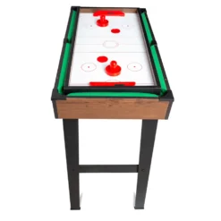 Mesa Multijuego 4 En 1 Woody (Futbolín, Billar, Ping Pong Y Air Hockey) -Deves Sport Tienda 2914 11