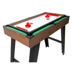 Mesa Multijuego 4 En 1 Woody (Futbolín, Billar, Ping Pong Y Air Hockey) -Deves Sport Tienda 2914 12