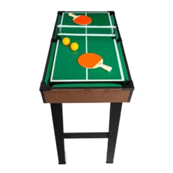 Mesa Multijuego 4 En 1 Woody (Futbolín, Billar, Ping Pong Y Air Hockey) -Deves Sport Tienda 2914 7