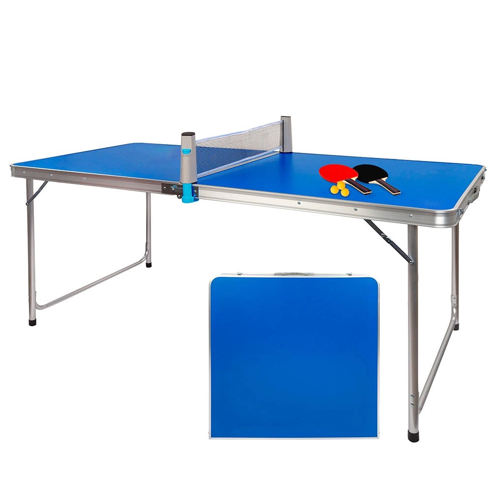 Mesa De Ping Pong Plegable (Mini) Y Mesa De Camping – Exterior E Interior – 120x60x70 – Incluye Raquetas Y Pelotas 4 Mesa De Ping Pong Plegable (Mini) Y Mesa De Camping – Exterior E Interior – 120x60x70 – Incluye Raquetas Y Pelotas - Imagen 2