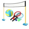 Juego 3 En 1 De Exterior Para Niños. Voleibol, Tenis Y Bádminton -Deves Sport Tienda 4792