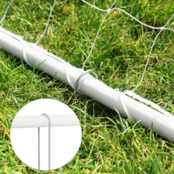 Portería De Fútbol PVC Blanca Set 2 Unidades -Deves Sport Tienda 4893 4 1