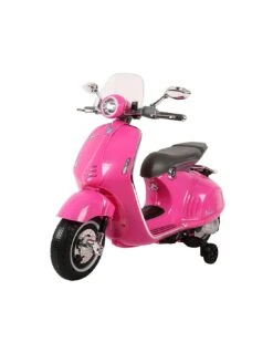 Moto Eléctrica Vespa Rosa 6V