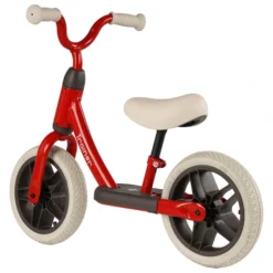 Bicicleta De Equilibrio Sin Pedales Q Play Trainer Roja 10″ -Deves Sport Tienda 5584 2 1
