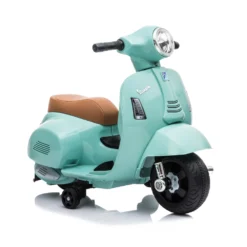 Mini Moto Vespa Eléctrica – 6v Verde -Deves Sport Tienda 7793 7