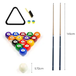 Mesa De Billar Semi Profesional Cortés -Deves Sport Tienda Medidas accesorios billar