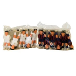 Set Jugadores De Futbolín Con Piernas Separadas Blanco Vs Azulgrana -Deves Sport Tienda PL1003 5