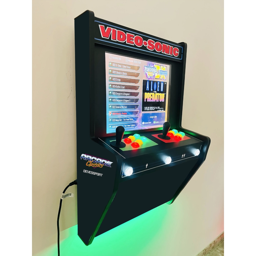 Máquina Recreativa Arcade De Pared “Video Sonic” Premium 5000 Juegos 4 Máquina Recreativa Arcade De Pared “Video Sonic” Premium 5000 Juegos - Imagen 2