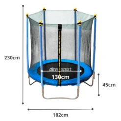 Cama Elástica Combo 182 Cm Con Red (Ocasión) -Deves Sport Tienda cama5